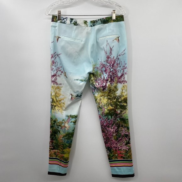 STRAIGHT LEG NATURE PRINT WOMENS PANTS - Picture 4 of 5